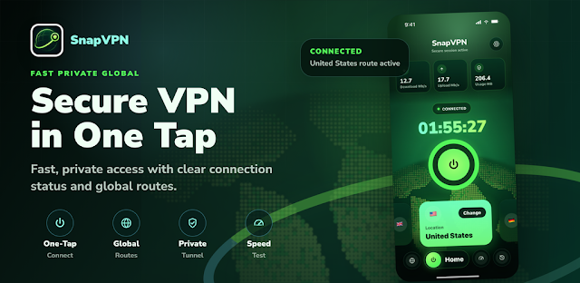 SnapVPN feature graphic